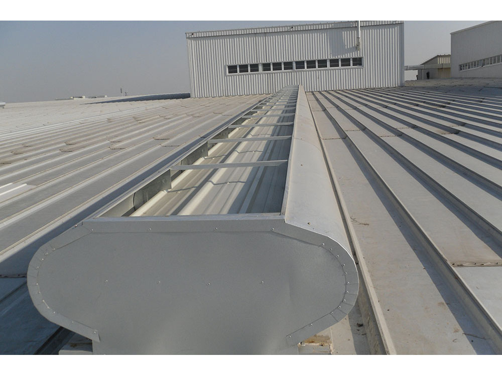 Downhill round ventilator